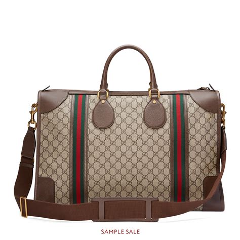 gucci mens bag duffle|authentic Gucci duffle.